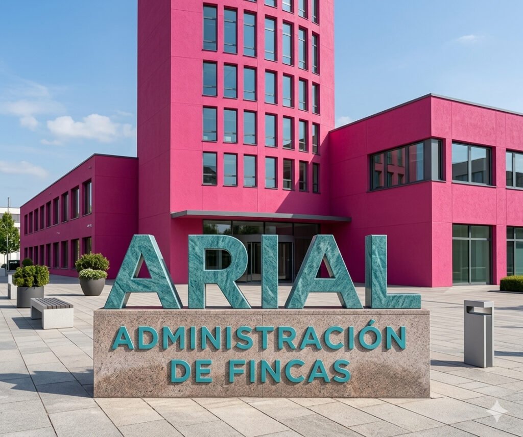 Foto hecha con IA del Logo de Arial